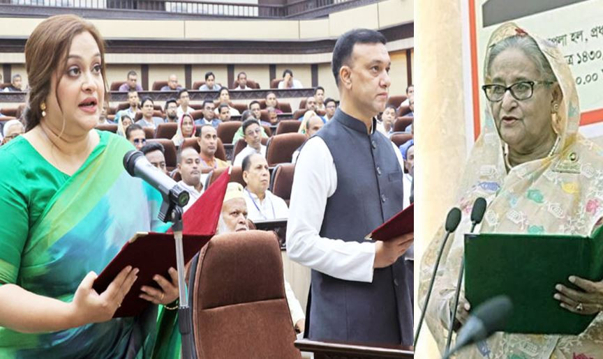 শপথ নিলেন কুমিল্লা-ময়মনসিংহ সিটি মেয়র
